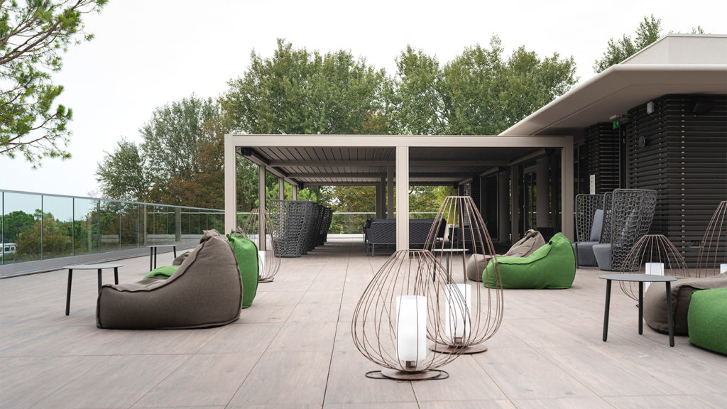 Pergola Toit Retractable - Gennius Isola 3 - Botanic Fusion & Cocktail